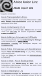 Mobile Screenshot of aikido-linz.at